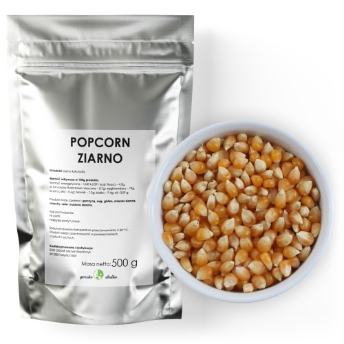 Popcorn kukurydza do prażenia